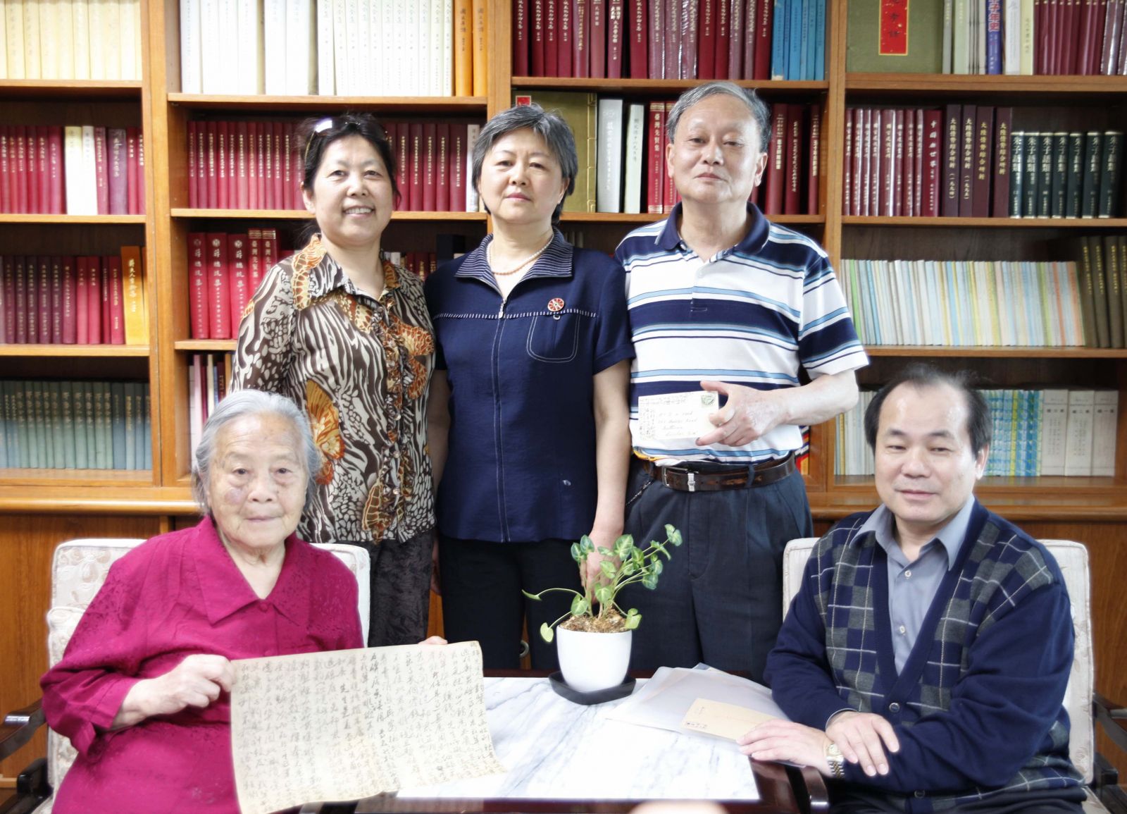 武漢辛亥後裔參訪國民黨黨史館邵銘煌館長接見